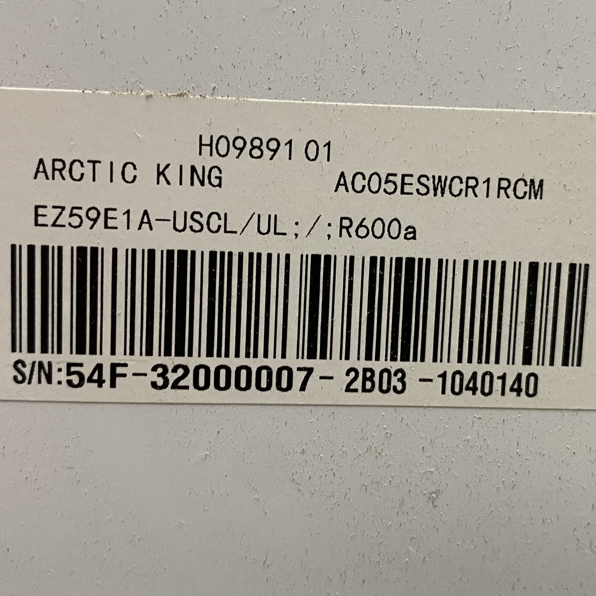 Arctic King 5.0 cu ft Chest Freezer - (USED)