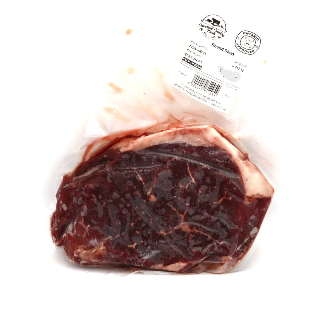 Angus Beef - Round Steak - Rocking K Ranch - Cloverbelt