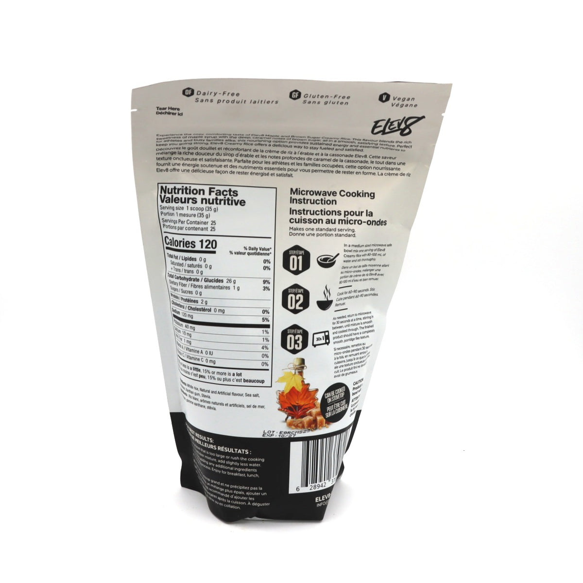Elev8 - Creamy Rice - Maple & Brown Sugar