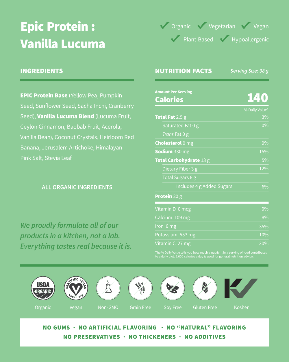 Organic Vegan Protein Powders
