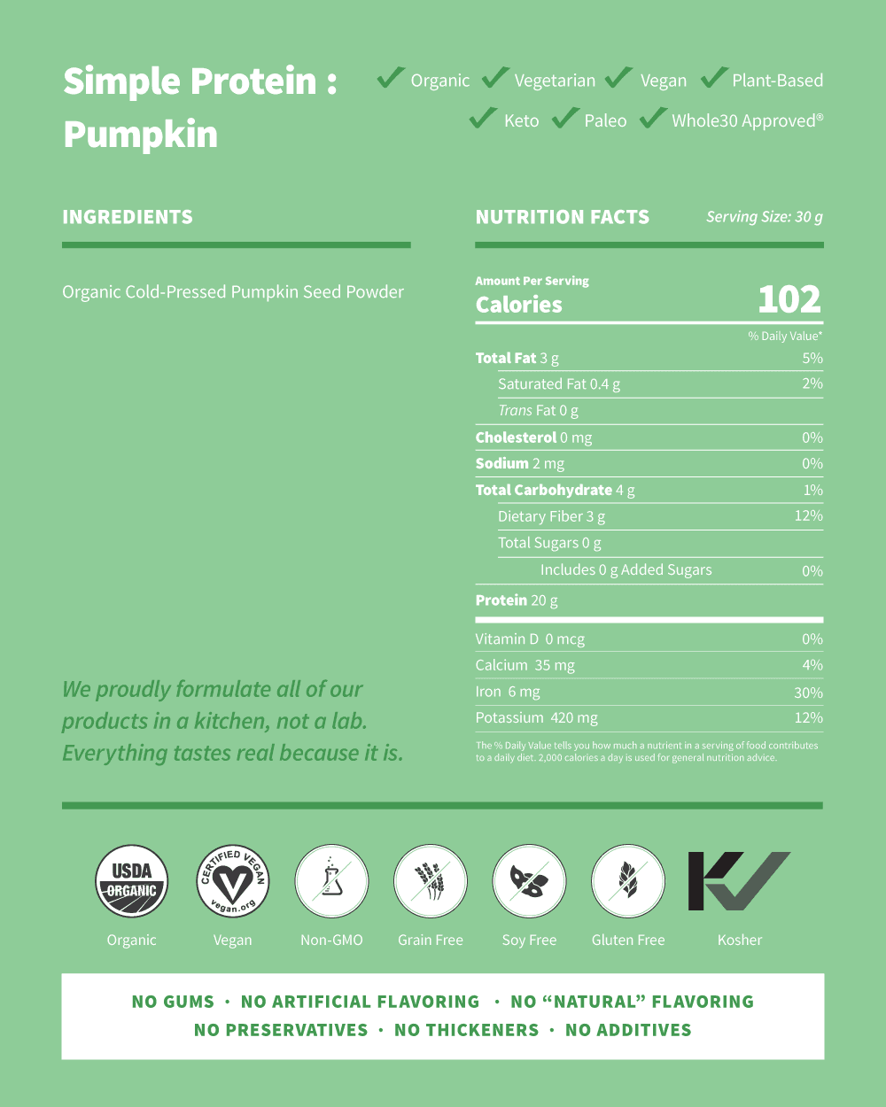 Organic Vegan Protein Powders