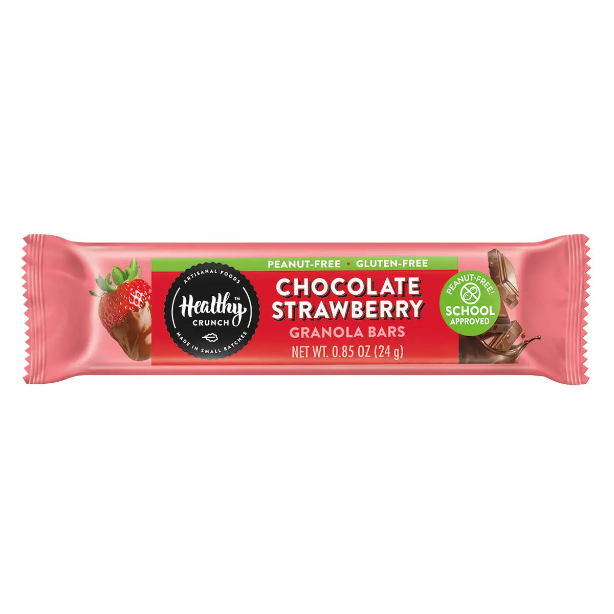 Strawberry Chocolate Granola Bars