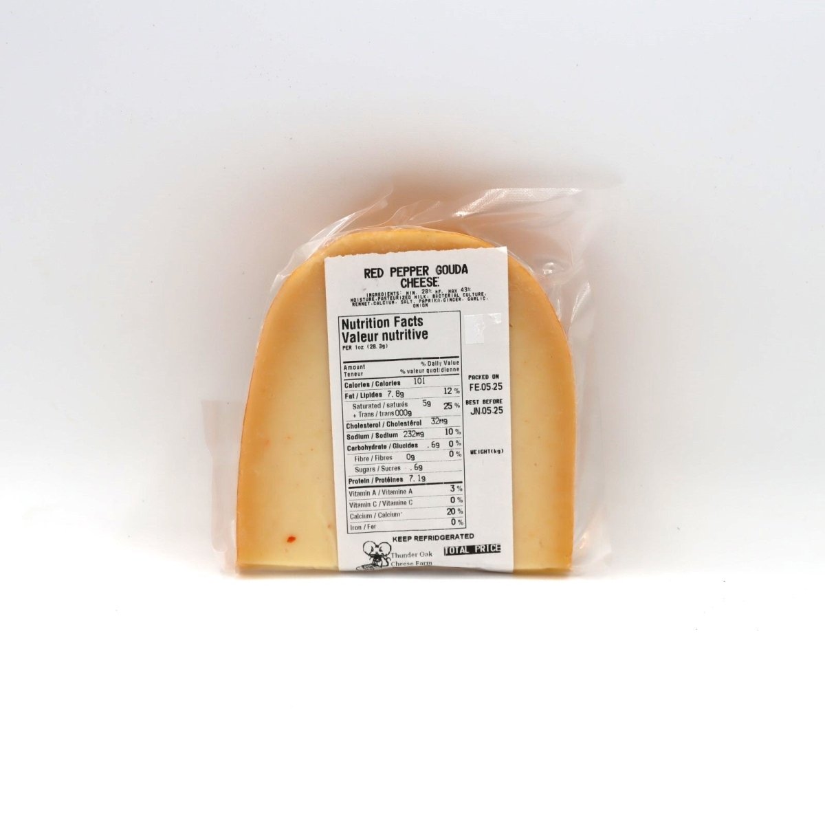 Cheese - Gouda - Red Pepper - Thunder Oak Cheese Farm | Thunder Oak Cheese Farm