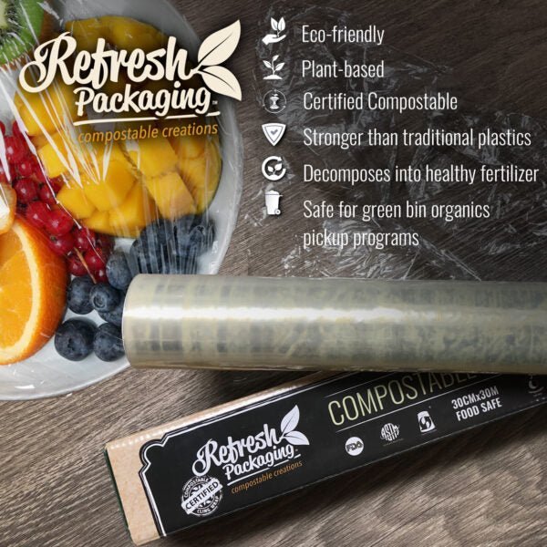 Compostable Cling - Wrap - Refresh Packaging - AgriTech North