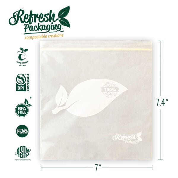 Compostable Zip - Top Bags - Refresh Packaging - AgriTech North
