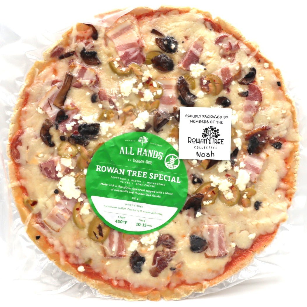 Frozen Pizza - Rowan Tree Special - Gluten Free | Both Hands