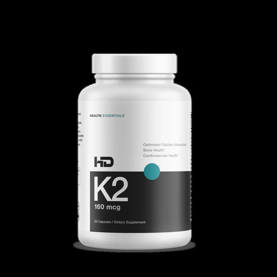 HD K2 - 160mcg (60 Oral Capsules) - HD Muscle - AgriTech North