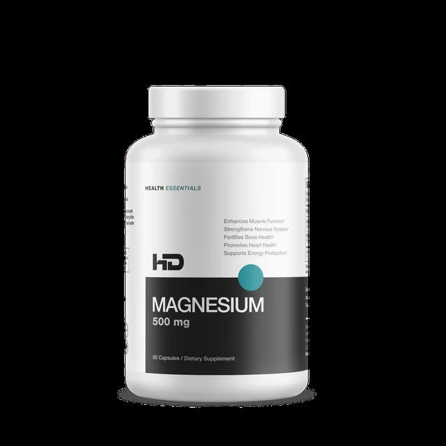 HD Magnesium - 500mg (90 Oral Capsules) - HD Muscle - AgriTech North