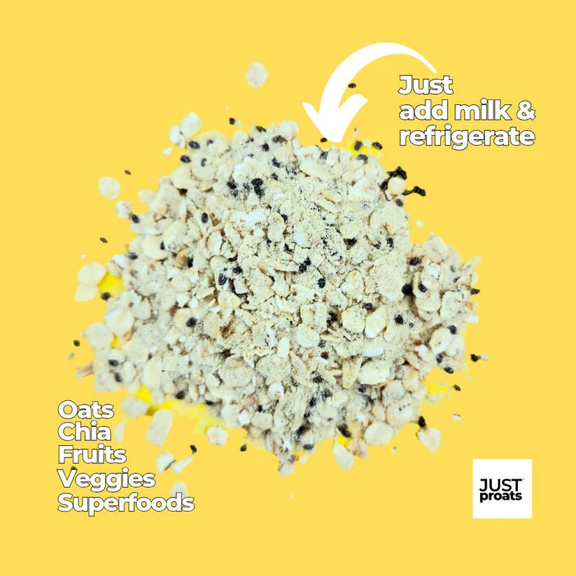 High Protein Oatmeal - Banana Cream Pie | Just Proats