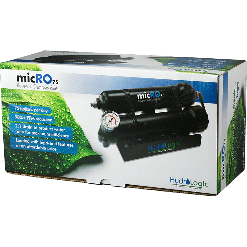 Micro 75 Compact Portable RO Filter System (NEW) - Hydro - Logic - AgriTech North