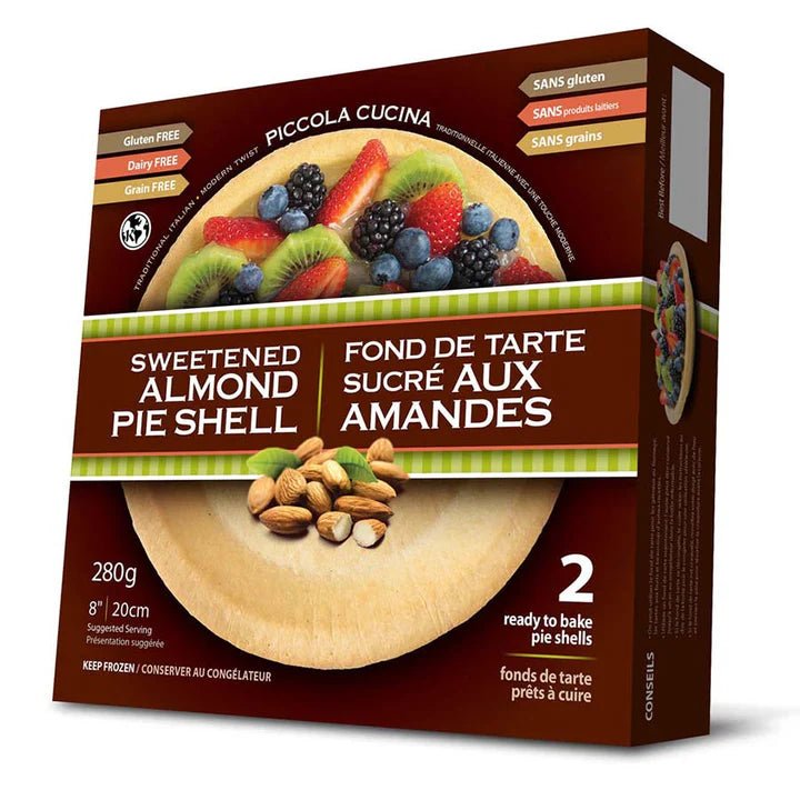 Sweetened Almond Pie Shell - De Luca's Specialty Foods - AgriTech North