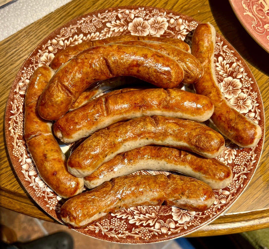 Octoberfest Bratwurst (Schweinswürstchen) - Huber's Bavarian Meats - AgriTech North