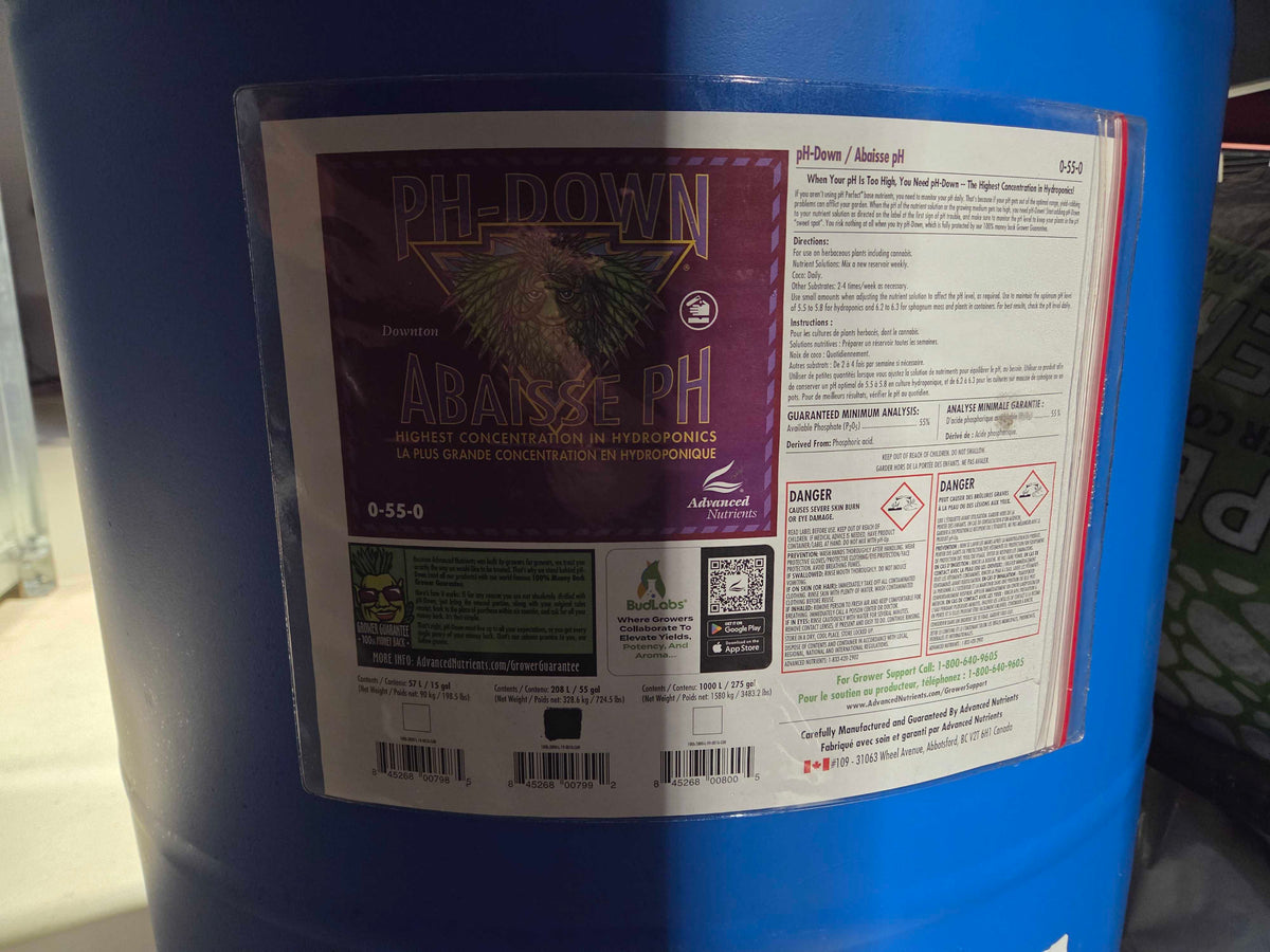 pH Down - 208 Litre Barrel