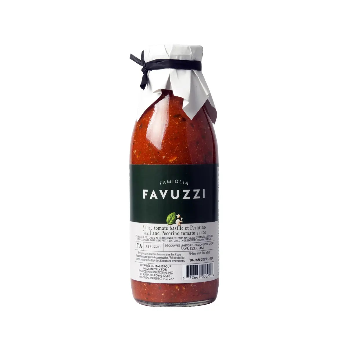 Basil and Pecorino Sauce