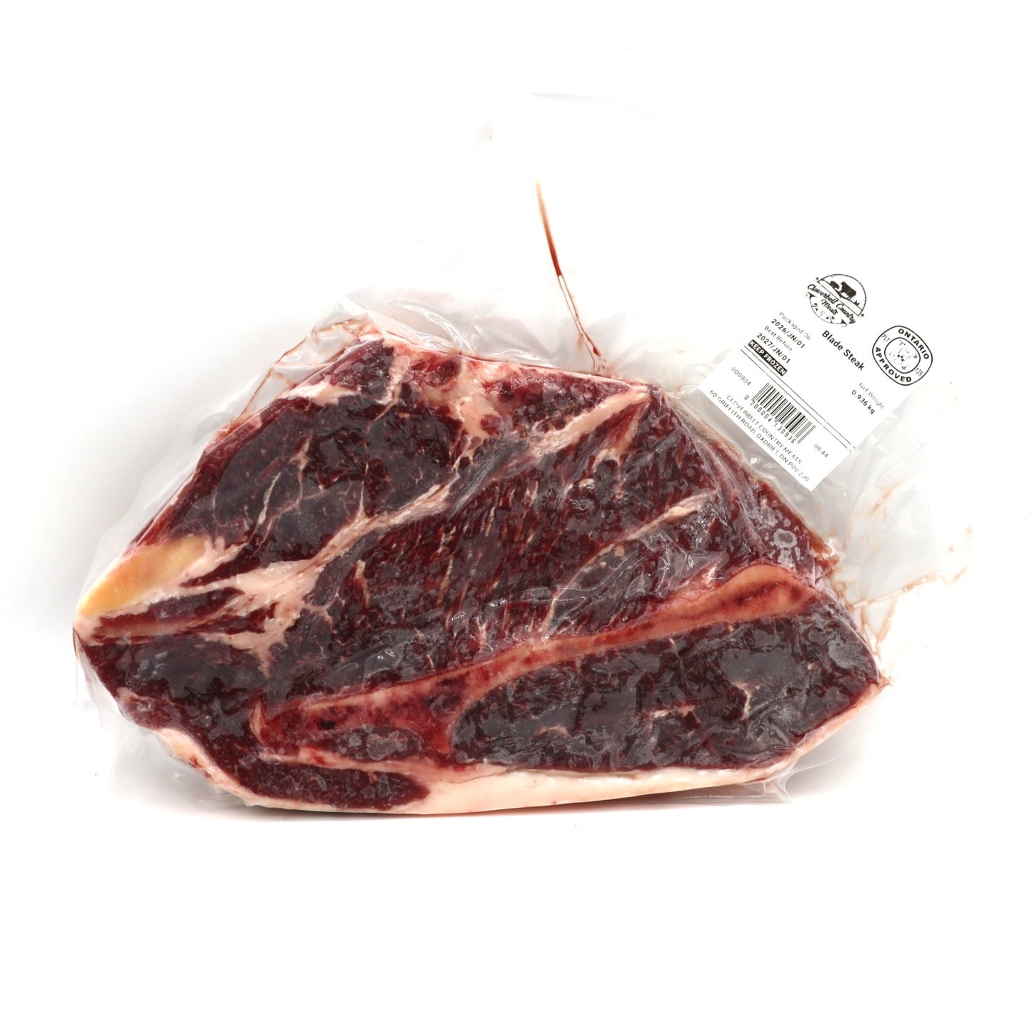 Angus Beef - Blade Steak - Rocking K Ranch - Cloverbelt