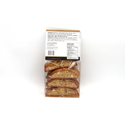 Biscotti - Almond - Back - De Luca's Specialty Foods - AgriTech North