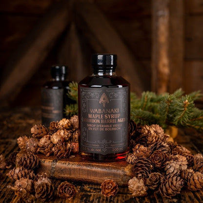 Maple Syrup - Barrel Aged Bourbon by Wabanaki Maple — Condiments — Our maple syrup is a sophisticated blend of pure natura...