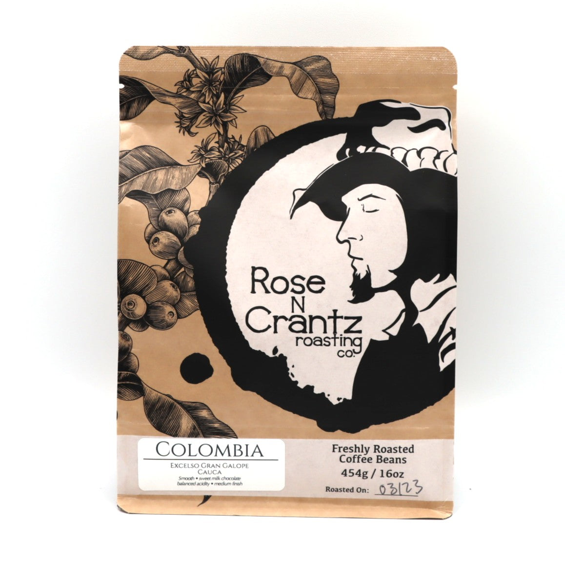 Coffee - Colombia - Excelso Gran Galope - Cauca - 454g - Wholebean by Rose N Crantz — Beverage — Rose N Crantz Coffee – Co...