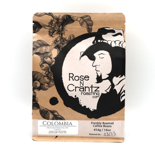 Coffee - Colombia - Excelso Gran Galope - Cauca - 454g - Wholebean by Rose N Crantz — Beverage — Rose N Crantz Coffee – Co...