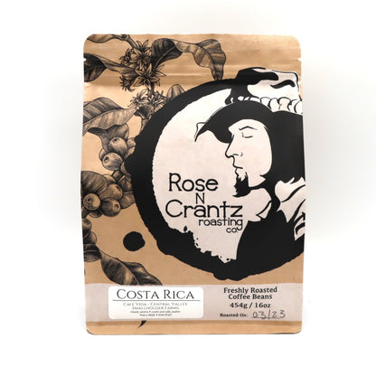 Coffee - Costa Rica - Cafe Vida - Central Valley - 454g - Wholebean by Rose N Crantz — Beverage — Rose N Crantz Coffee – C...