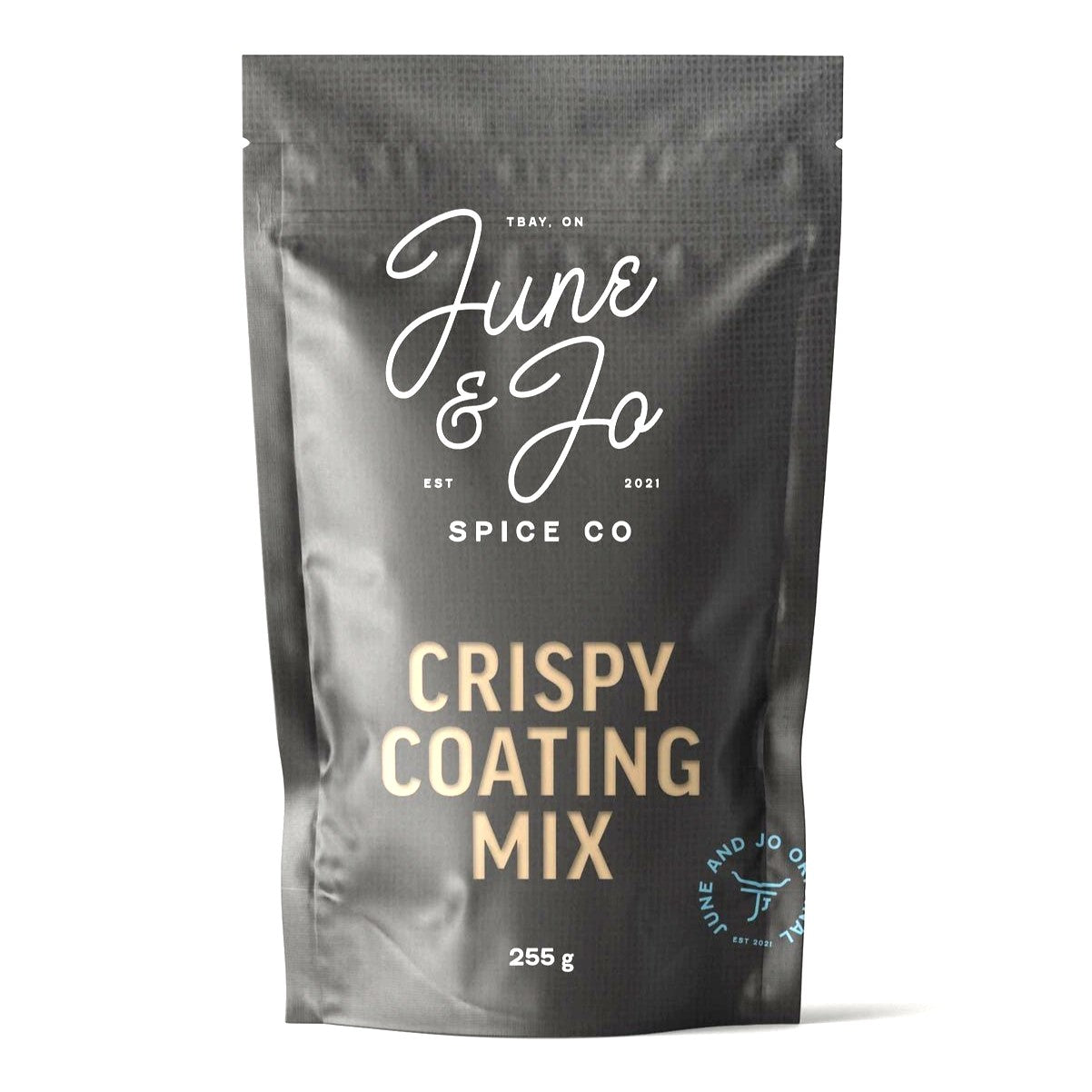 Crispy Coating Mix (255g) by June & Jo Spice Co — Spices — Our signature seasoning flavours this coating mix to give a dar...