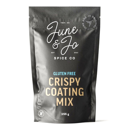 Crispy Coating Mix (255g Gluten Free) by June & Jo Spice Co — Spices — Our signature seasoning flavours this coating mix t...