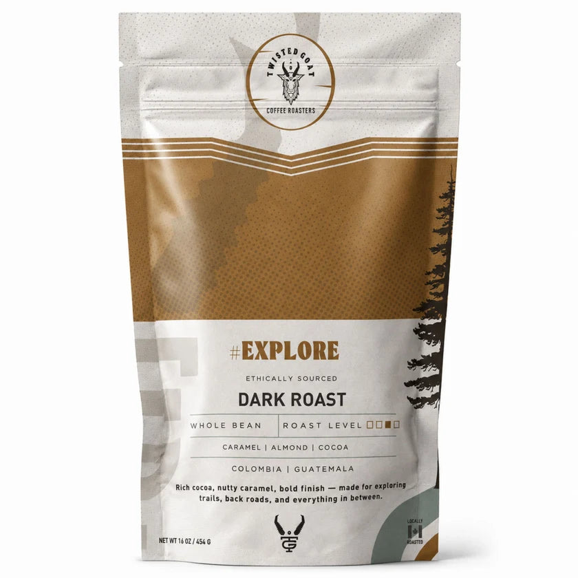 Explore - Whole Bean Coffee - Dark Roast - 1lb