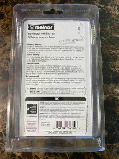 Melnor Flowmeter with Shut-off