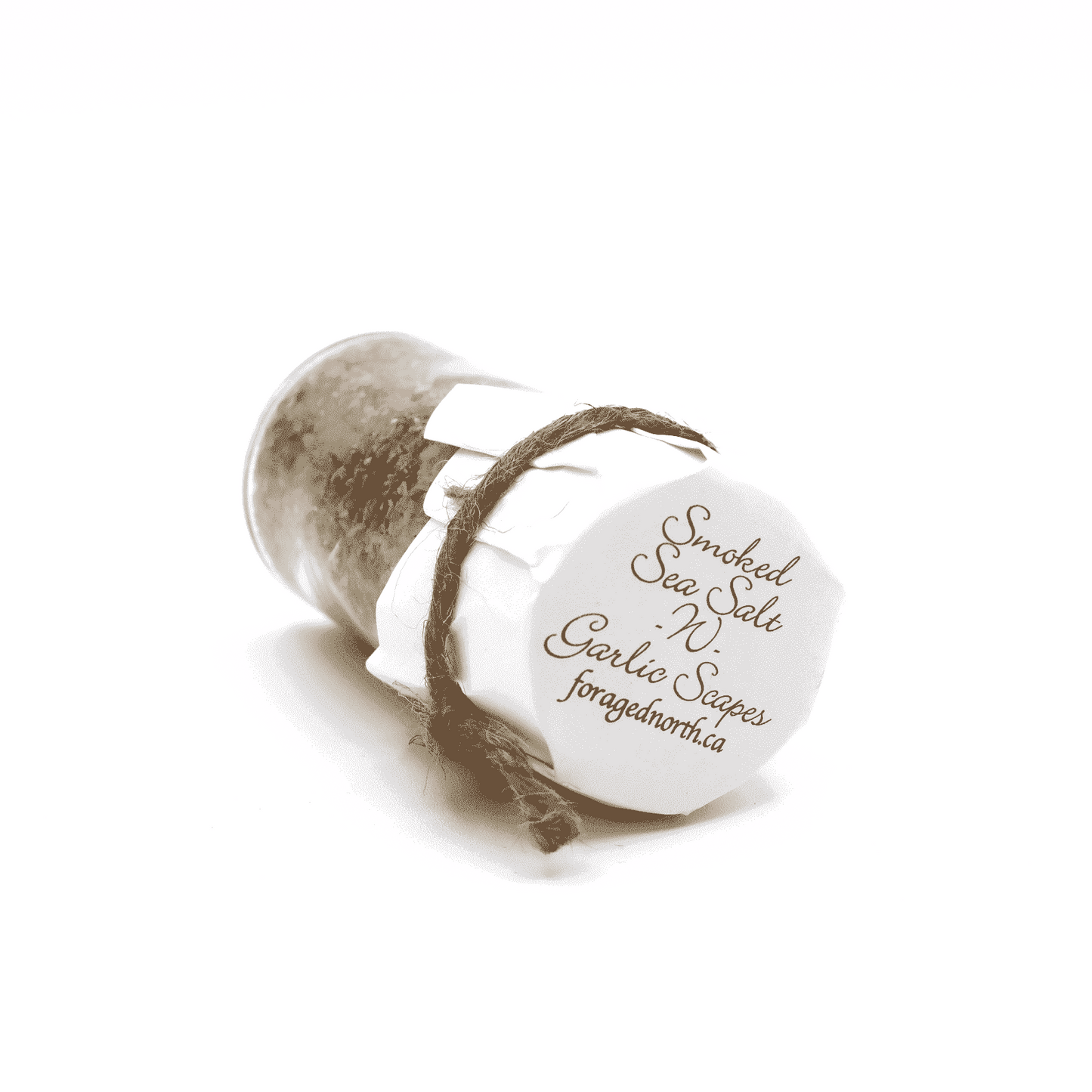 Salt - Garlic Scapes -  Hickory Smoked Sea Salt (175g) by Foraged North — Spices — Foraged North – Hickory Smoked Sea Salt...