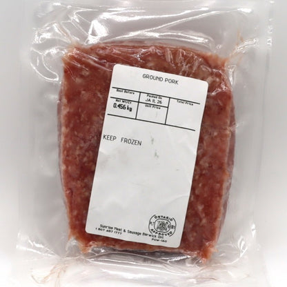 Pork - Ground - Sunrise Meats - Front - Sunrise Meat & Sausage - AgriTech North