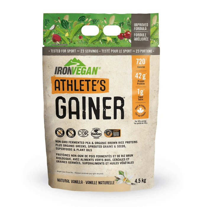 Iron Vegan Athlete's Gainer Protein Drink Mix