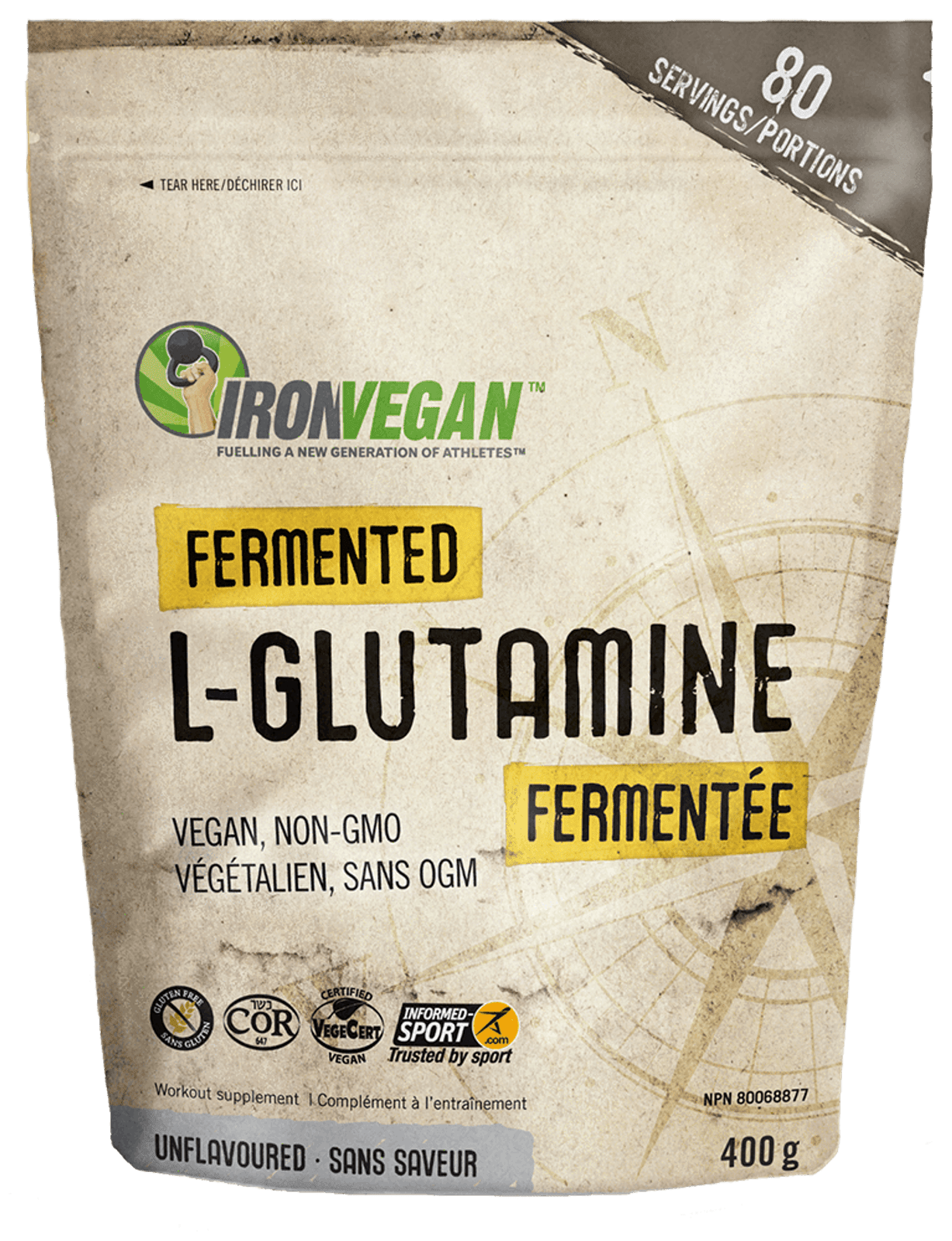 Iron Vegan Fermented L-Glutamine 400g