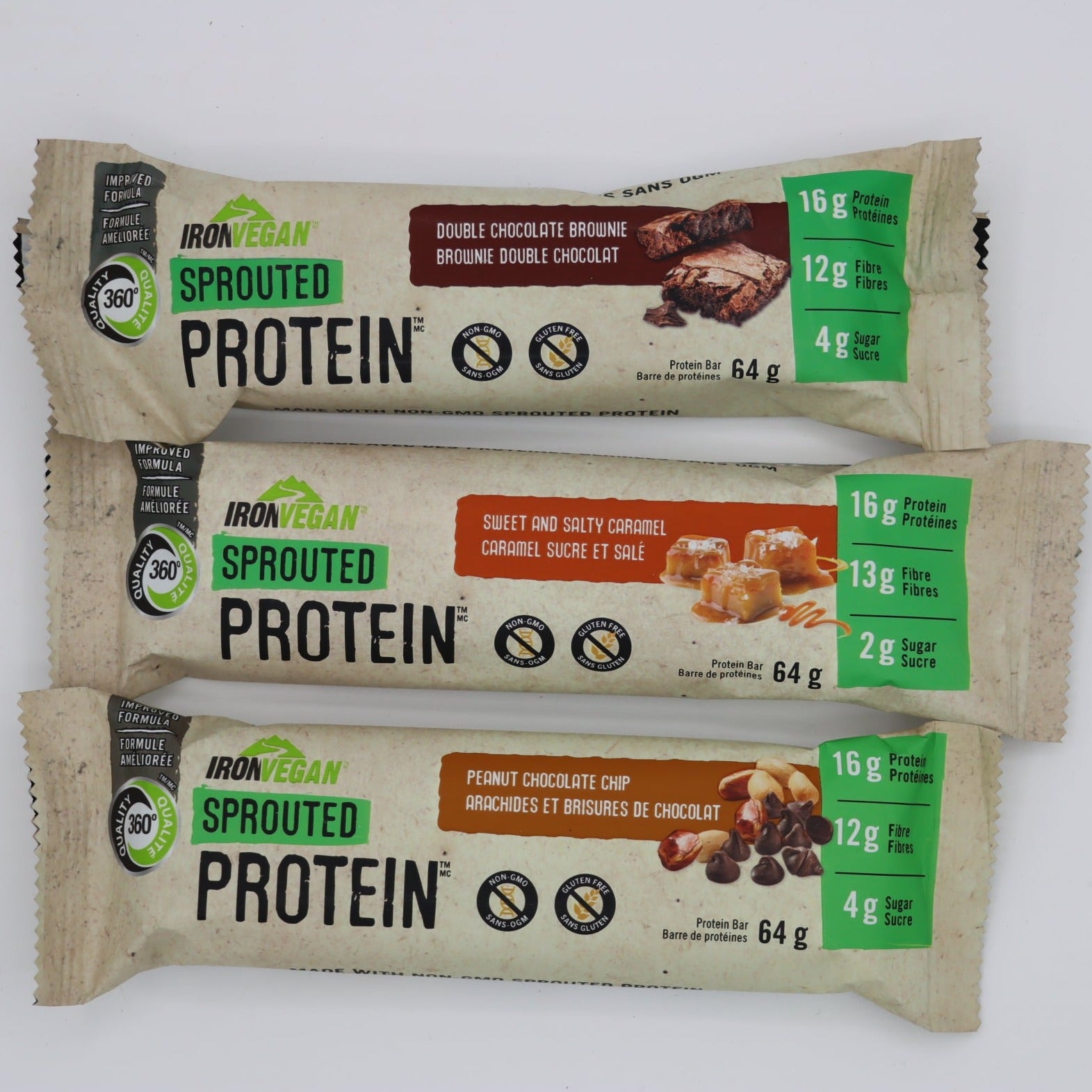 Iron Vegan Sprouted Protein Bars