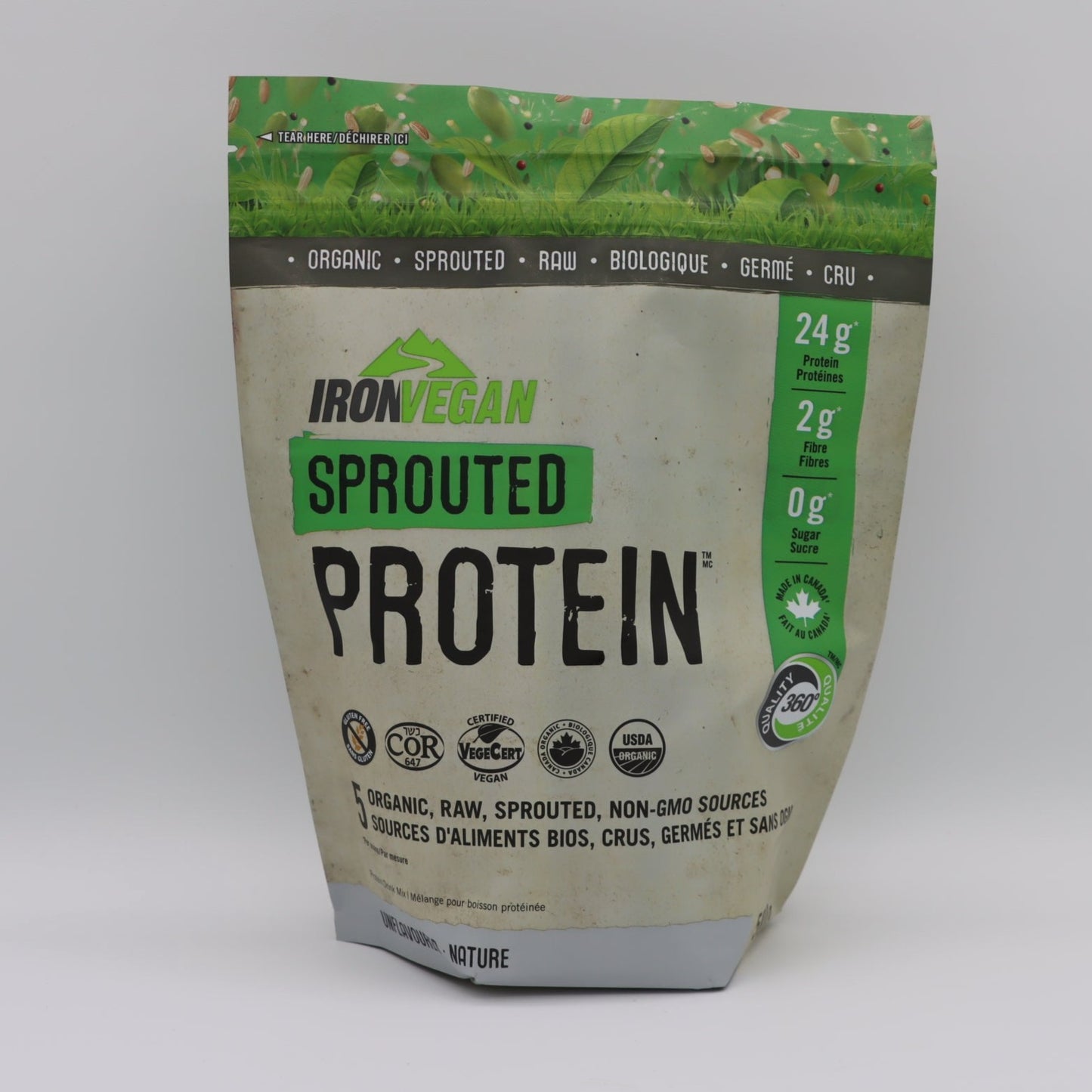 Iron Vegan Sprouted Protein Drink Mix