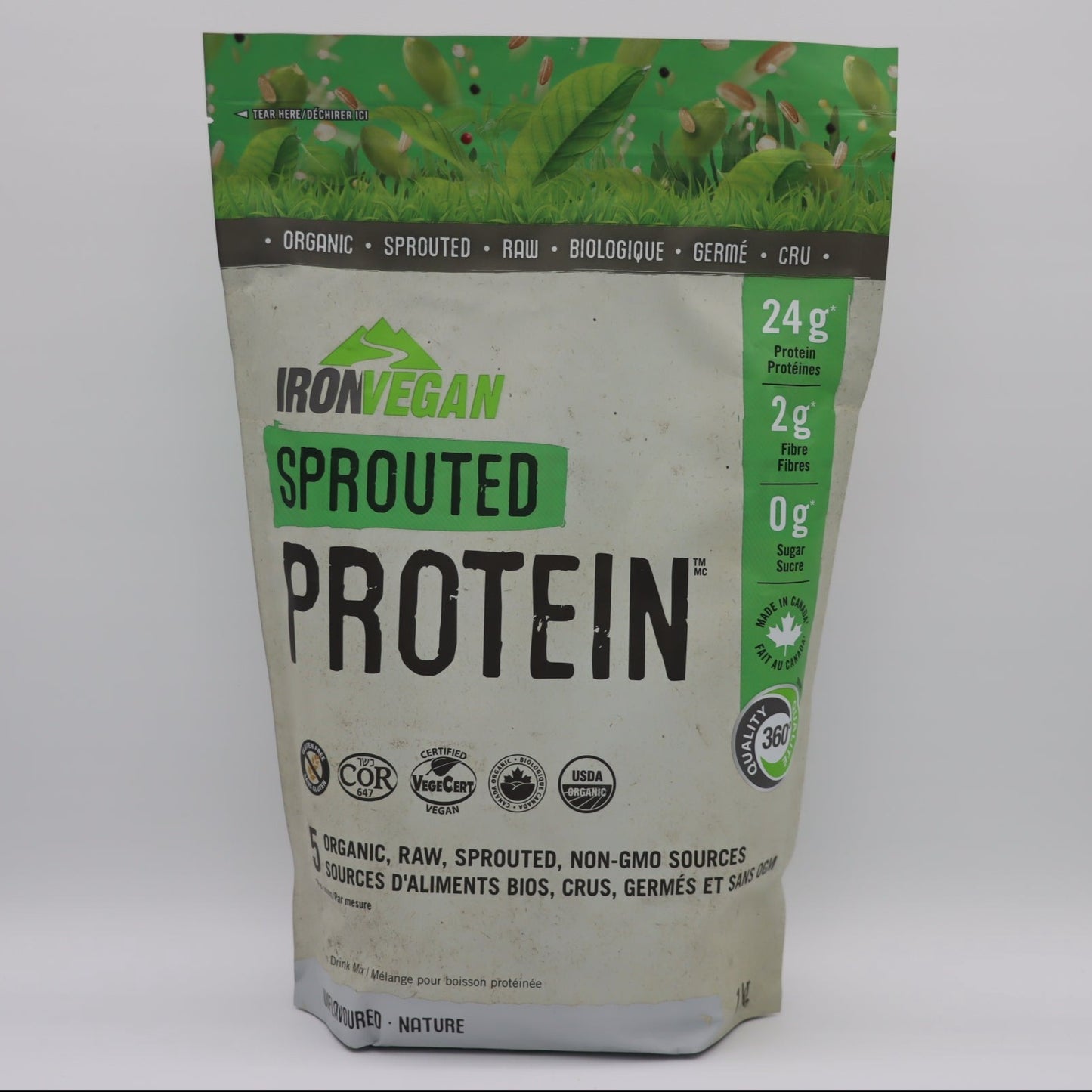 Iron Vegan Sprouted Protein Drink Mix