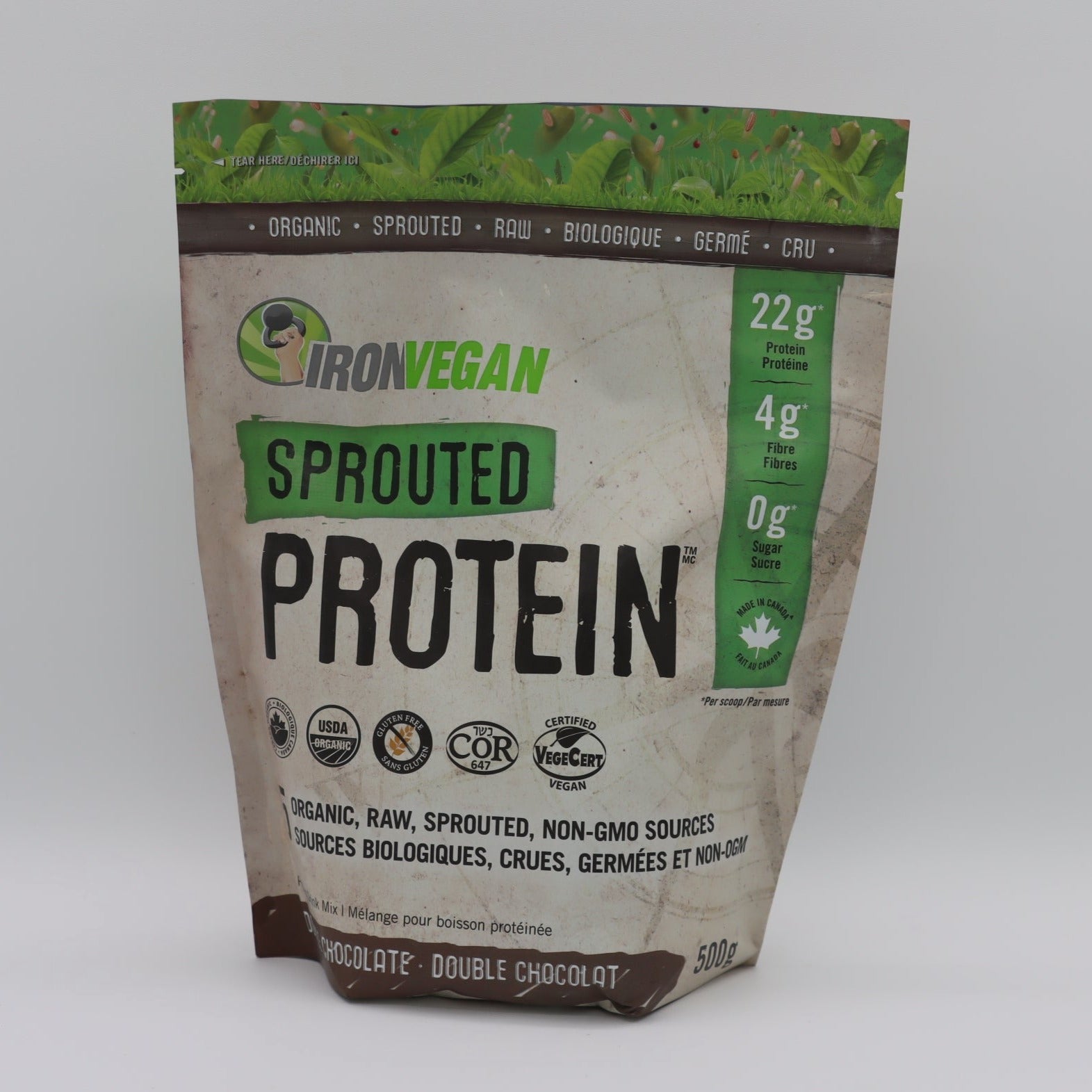 Iron Vegan Sprouted Protein Drink Mix