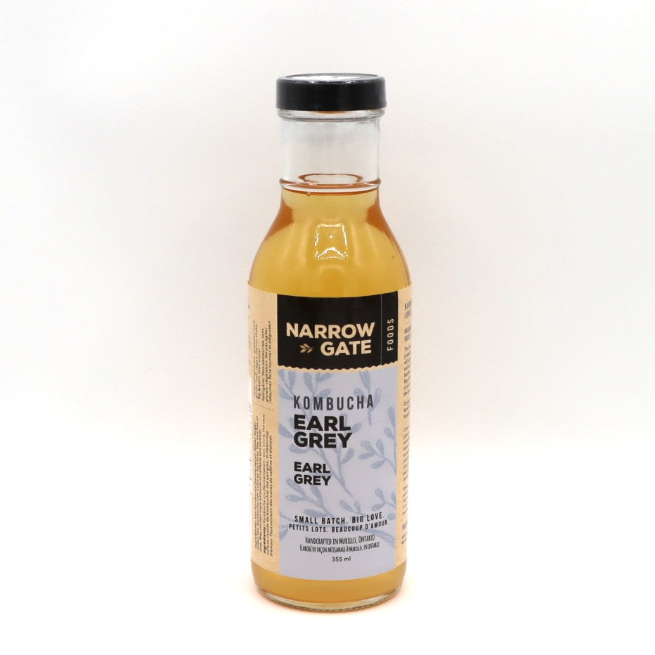 Kombucha - Earl Grey - Narrow Gate — Beverage — Narrow Gate Kombucha – Earl Grey (355ml) Enjoy a crisp, refreshing twist o...