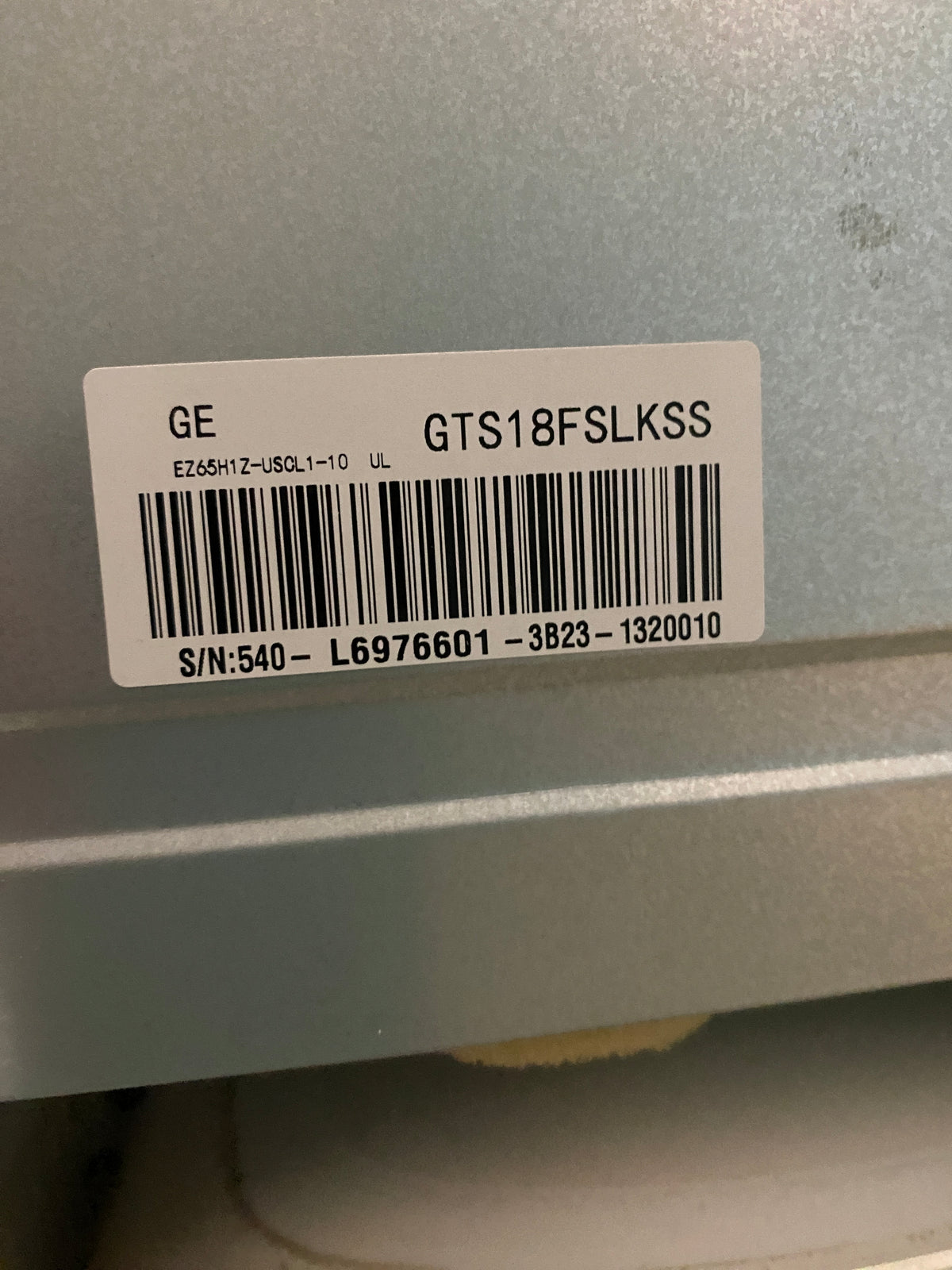 GE Top Freezer Refrigerator Stainless Steel (USED)
