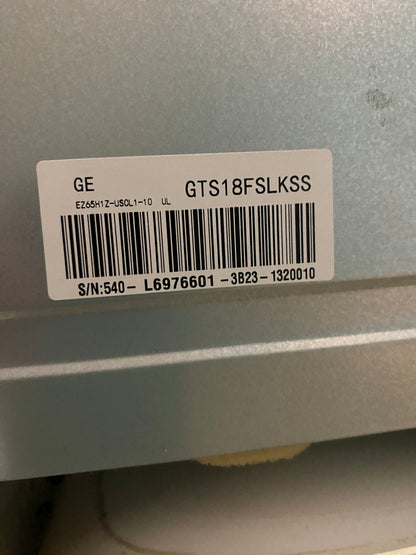 GE Top Freezer Refrigerator Stainless Steel (USED)