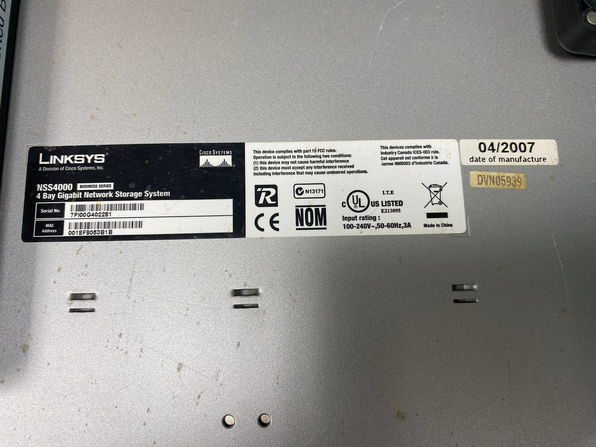 Linksys NSS4000