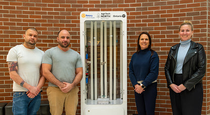 Automated Educational Tower Grow Rack