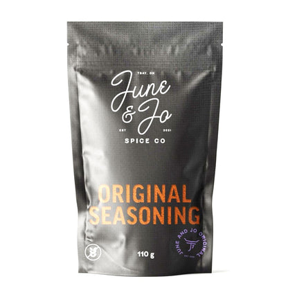 Original Seasoning (110g Gluten Free) by June & Jo Spice Co — Spices — Our signature blend of savoury spices.