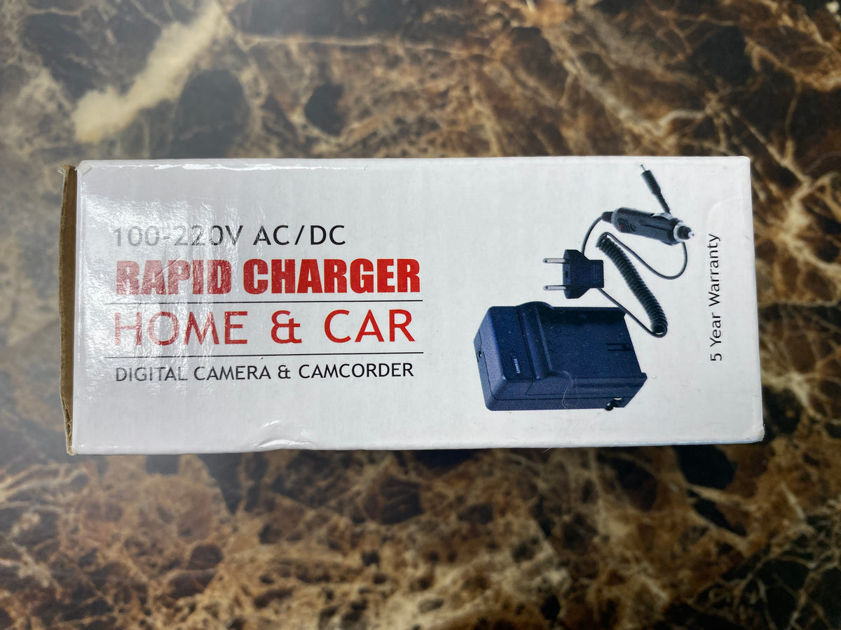 DOT Zero 01 Rapid Charger Home and Car - Digital Camera and Camcorder