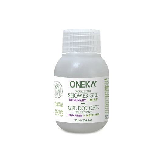 Shower Gel - Rosemary & Mint - ONEKA Travel Size (75ml)