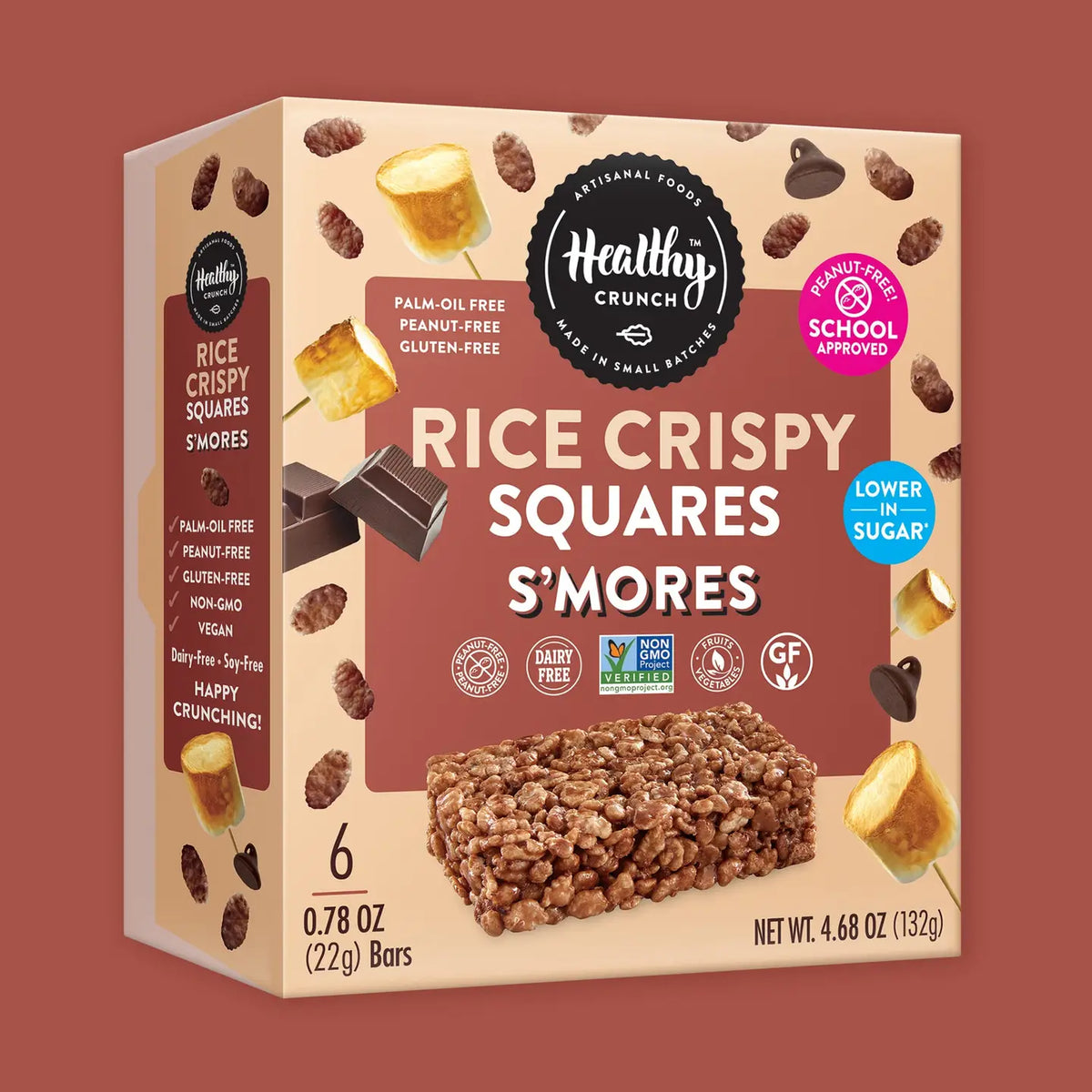 S'mores Crispy Squares