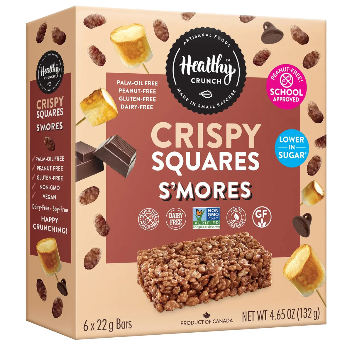 S'mores Crispy Squares