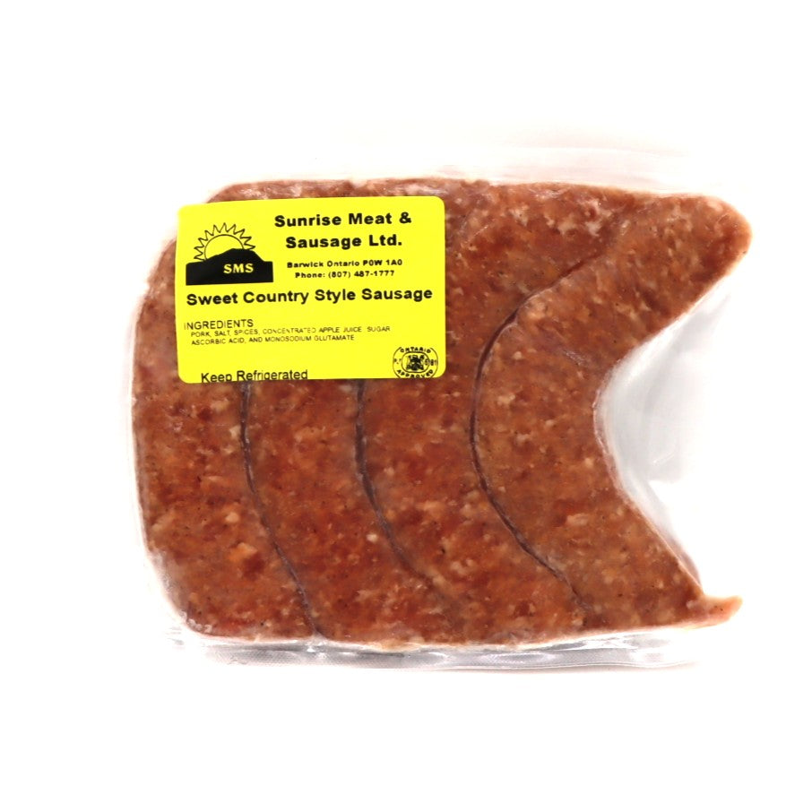 Pork - Sausage - Sweet Country Style Sausage - Sunrise Meats