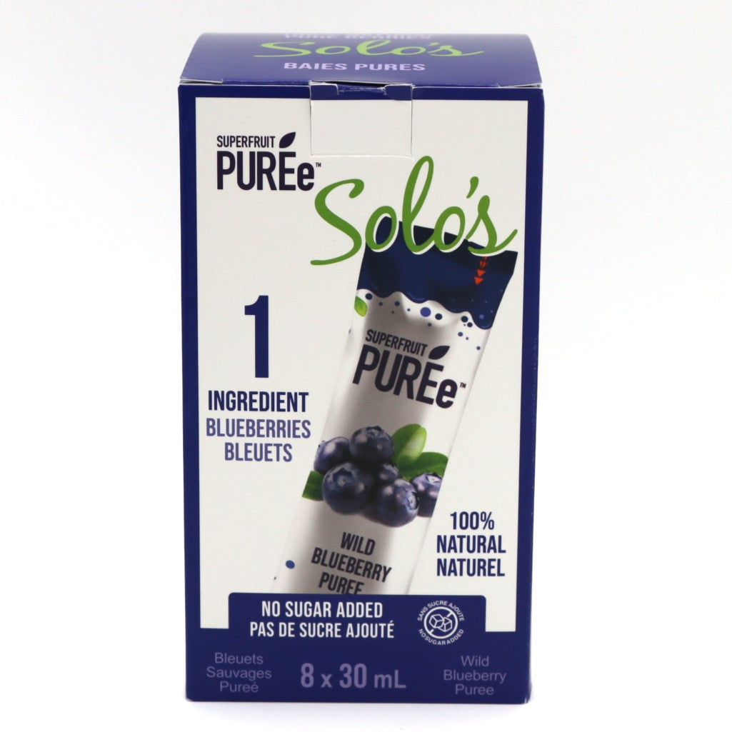 Superfruit Puree - Solo's Wild Blueberry Puree - Healthy Berries Ltd - AgriTech North