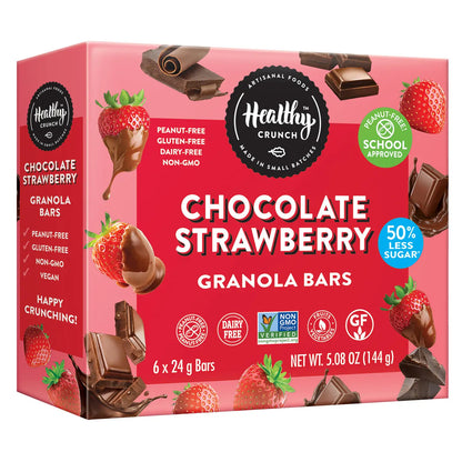 Strawberry Chocolate Granola Bars