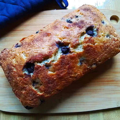 Sweet Loaf Cake - Blueberry by Evergreen Produce — Bread — Evergreen Produce – Blueberry Sweet Loaf Cake (1.5–2 lb) Enjoy ...
